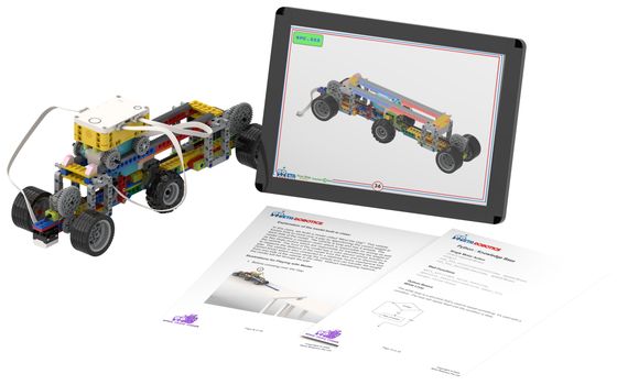 Mind The Gap vehicle with SPIKE Prime and Python knowledge base — SPIKE Prime Coder